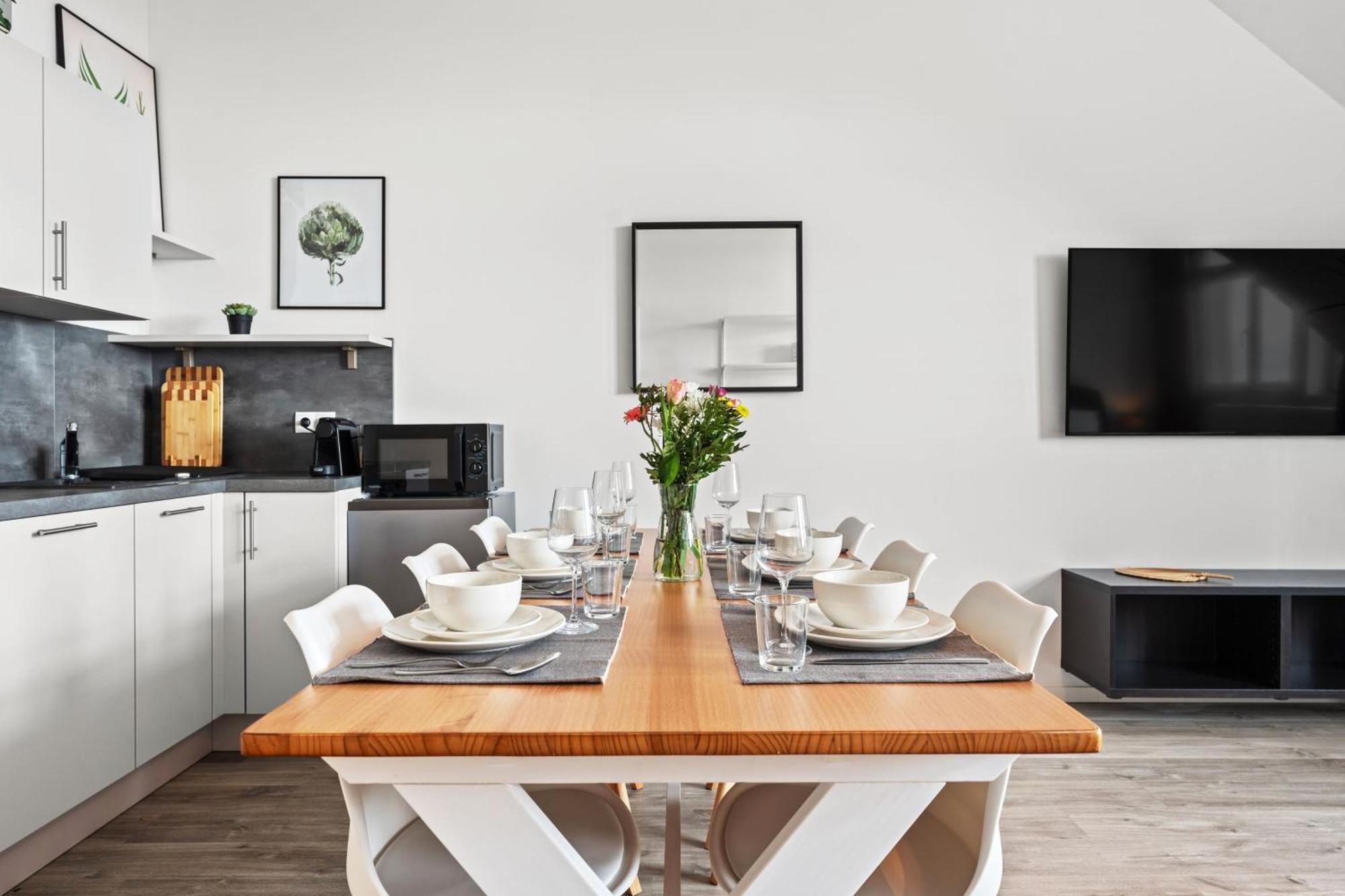 Mint Apartment Ueber Der Stadt Parken Kueche Wifi 柏林 外观 照片