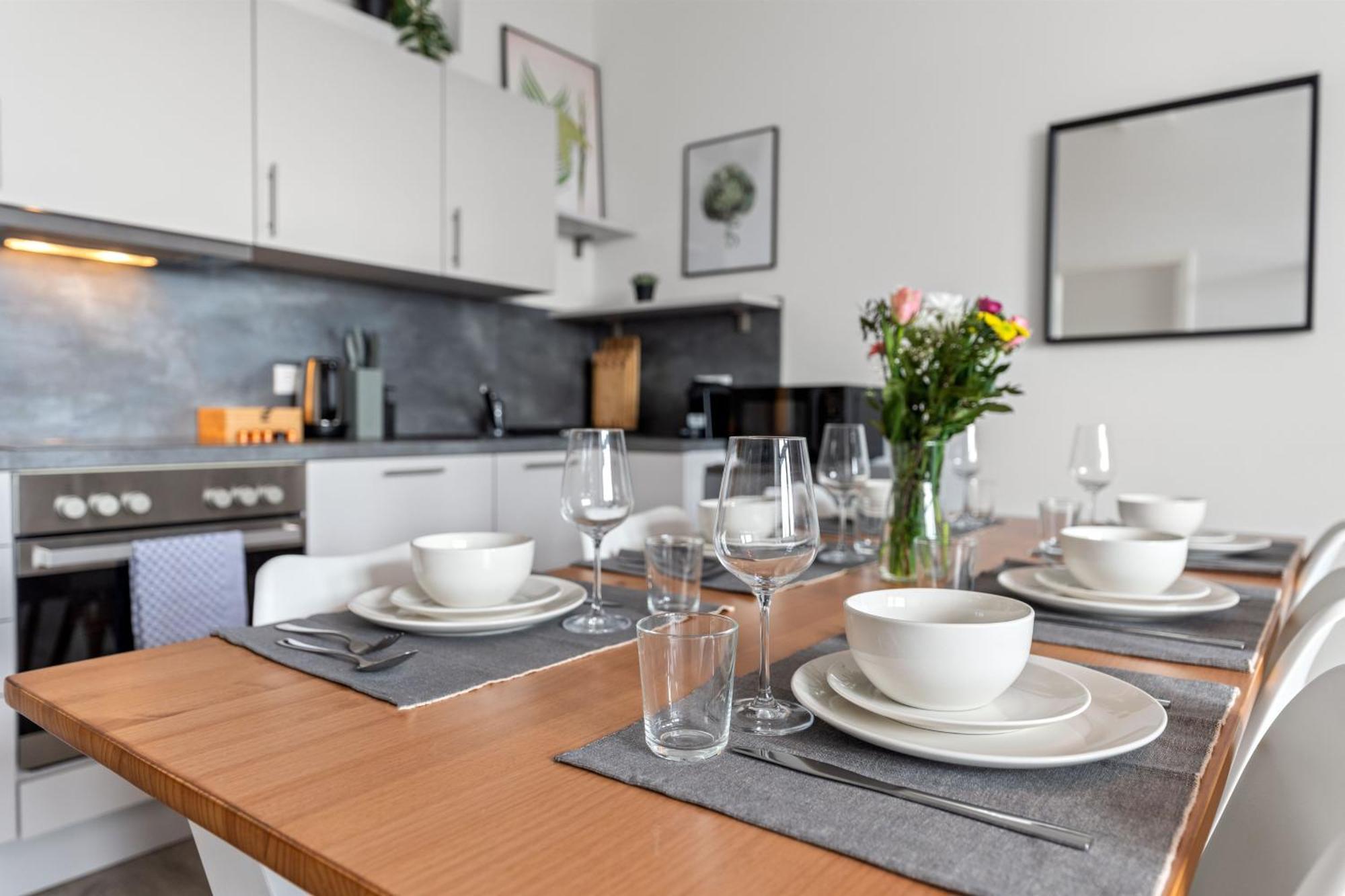 Mint Apartment Ueber Der Stadt Parken Kueche Wifi 柏林 外观 照片